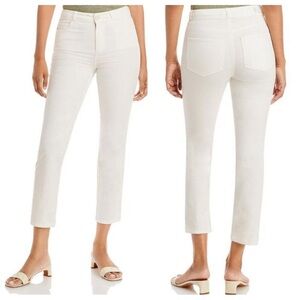 PAIGE Cindy High-Rise Straight-Leg Jeans Vintage Pale Daffodil 16952